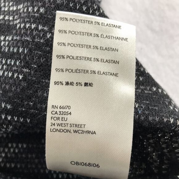 We the free sm black and white knit cowl neck flare sleeves side slits pullover - Picture 11 of 12